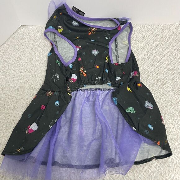 Disney Villians Dog XXL Black and Purple Ruffle Dress Chewy Exclusive NWT - Picture 2 of 6